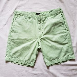 J Crew Stanton 9" Flat Front Chino Shorts 35
